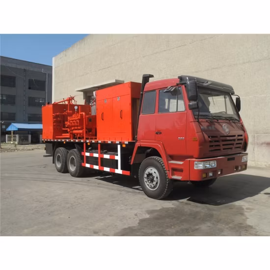 Auf LKWs montierte Zementierungsanlage Ölquellen-Zementierungsausrüstung Zementierungs-LKWs Autoteile